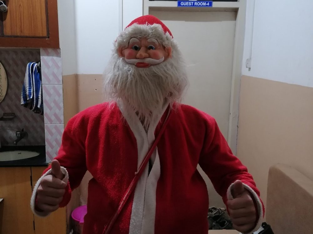 Stefan als Christmas Tatta